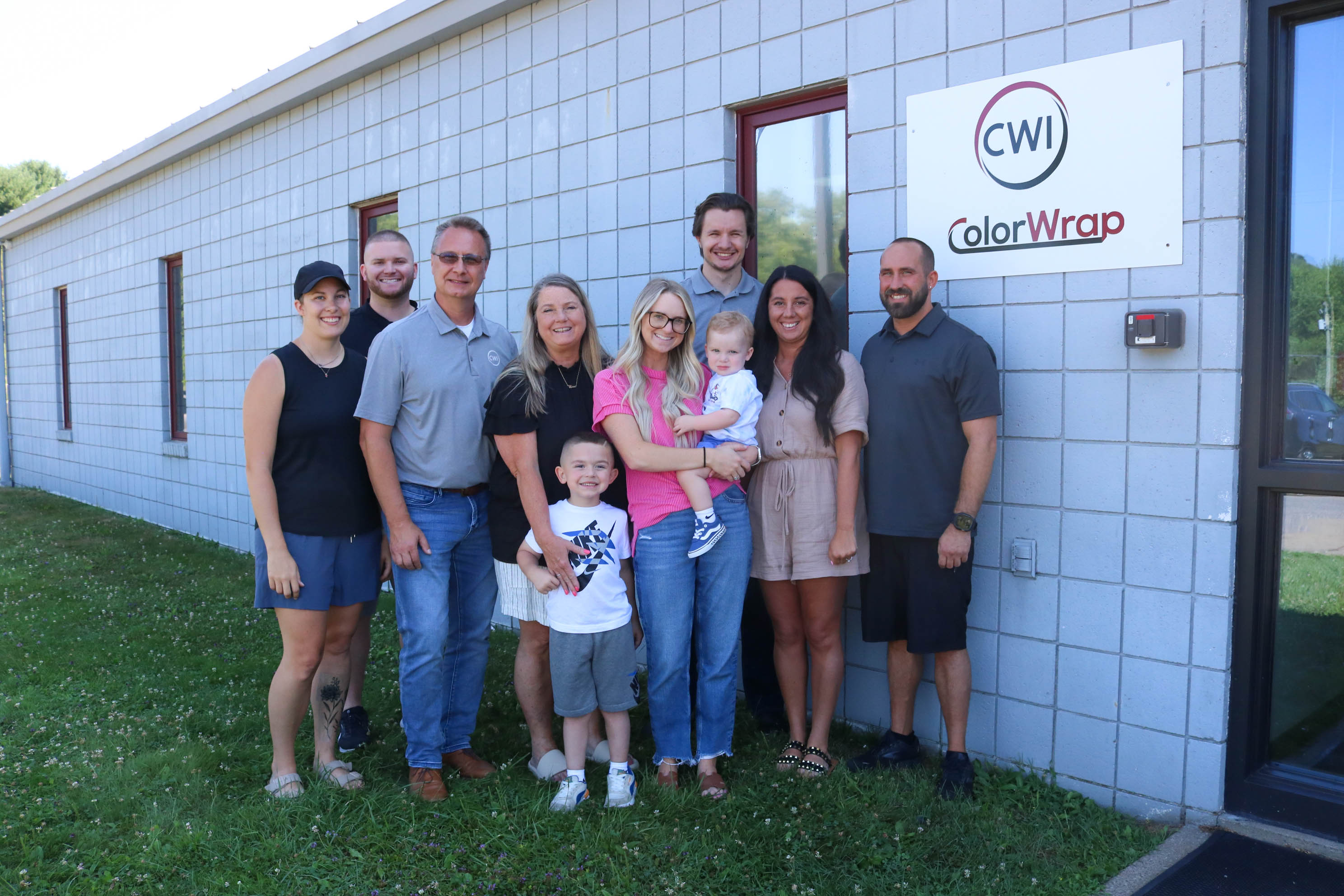 ColorWrap team group photo